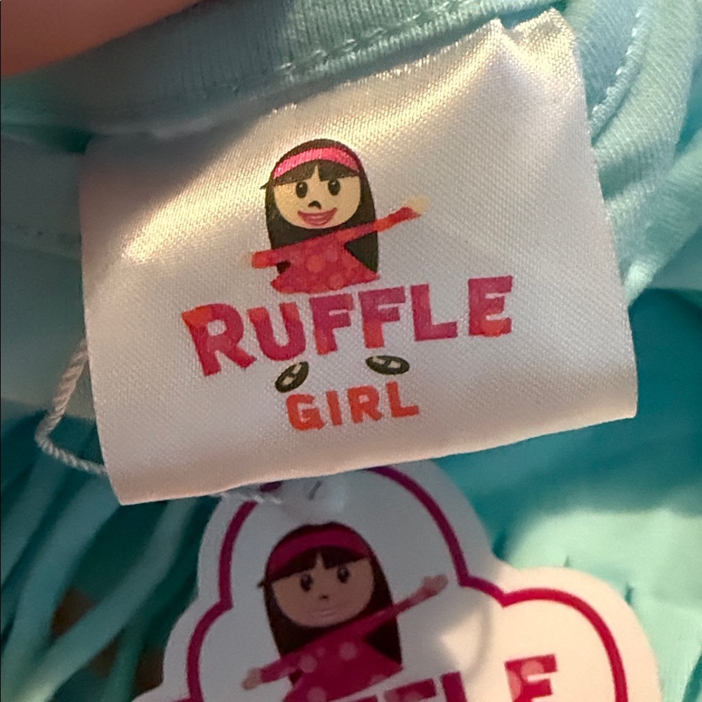 NWT Toddler Ruffle Girl Two Piece Set - Picture 3 of 4